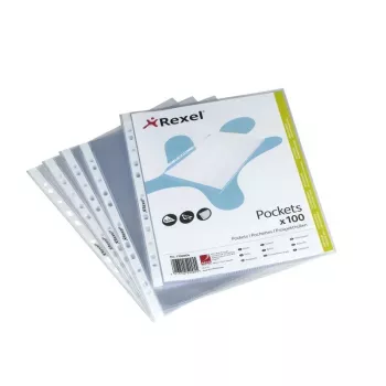 Rexel Premium A5 kišenės viršutiniu atidarymu skaidrios (100 vnt.), 175 mm, 225 mm, 25 mm