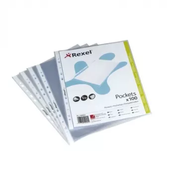 Rexel Premium A5 kišenės viršutiniu atidarymu skaidrios (100 vnt.), 175 mm, 225 mm, 25 mm