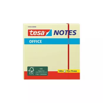 TESA 57654 kvadratiniai lipnūs bloknotai 75×75 mm, geltoni