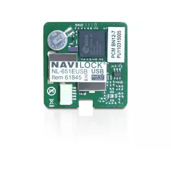 USB GPS imtuvas modulis Navilock NL-651EUSB — 50 kanalų, USB sąsaja, jautrumas -160 dBmW, 30×30×7.9 mm