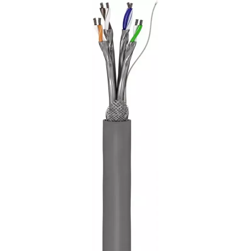 Tinklo kabelis Goobay CAT 6 S/FTP PiMF Pilka 305 m