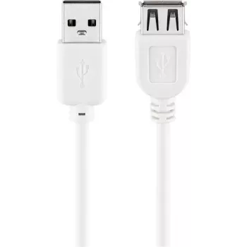 USB ilginimo laidas Goobay 96197 0,6 m baltas
