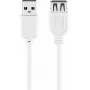 USB 2.0 Hi-Speed ilginimo kabelis Goobay 96198 1,8 m baltas