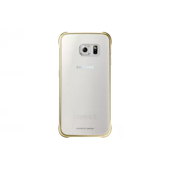 Dėklas Samsung Galaxy S6 EF-QG920B Auksinis, Skaidrus
