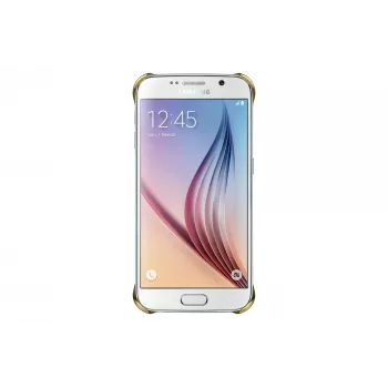 Dėklas Samsung Galaxy S6 EF-QG920B Auksinis, Skaidrus