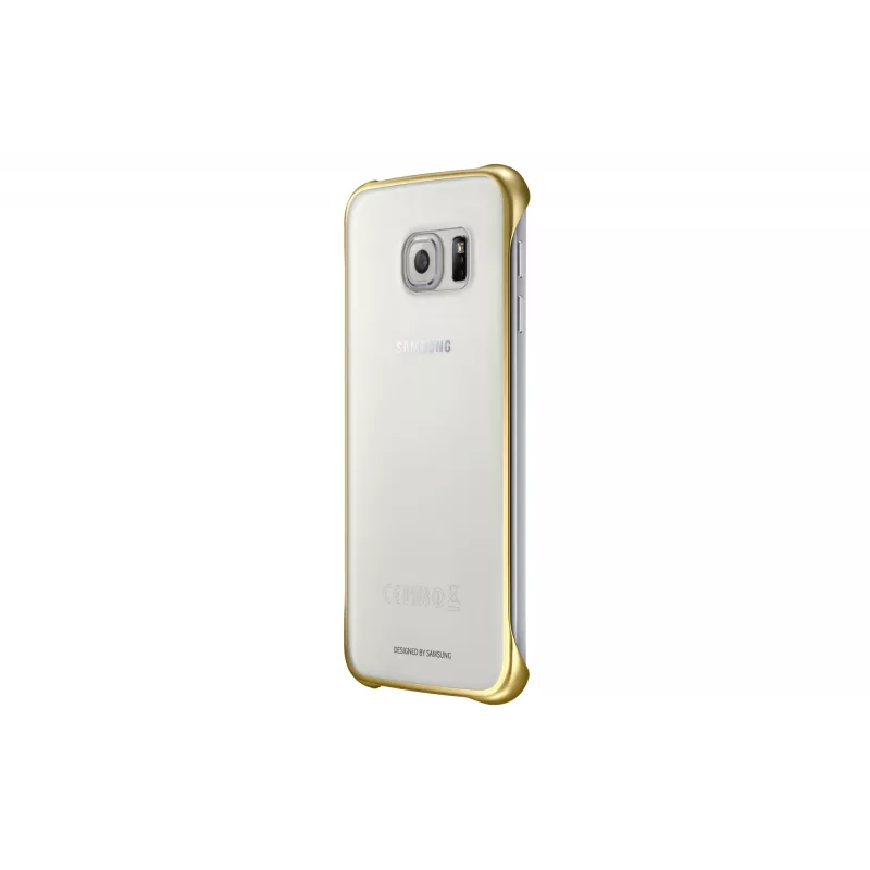 Dėklas Samsung Galaxy S6 EF-QG920B Auksinis, Skaidrus