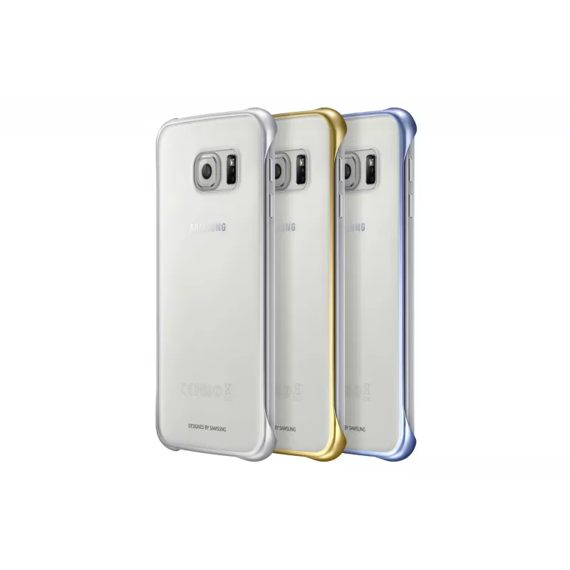 Dėklas Samsung Galaxy S6 EF-QG920B Auksinis, Skaidrus