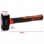 Plaktukas kūjis KS Tools 142.5101 Plieninė galva Stiklo pluošto rankena 26 cm 1,13 kg
