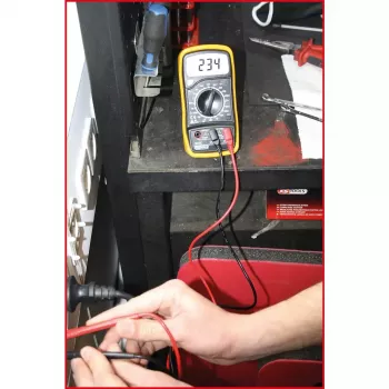 Skaitmeninis multimetras KS Tools 150.1495, LCD ekranas 3,5 skaitmenų