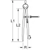 Skirstytuvas KS Tools 300.0411, svoris 150 g