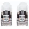 Intellinet tinklo jungiamasis kabelis, Cat7 kabelis / Cat6A kištukai, 30m, Baltas, Varis, S/FTP, LSOH / LSZH, RJ45, Paauksuoti kontaktai, Su apsauga nuo užkabinimo, Su gaubteliais, Viso gyvenimo garantija
