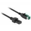 Power kabelis DeLOCK 85482 1 m PoweredUSB juodas