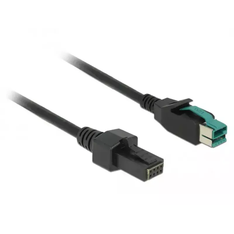 PowerUSB kabelis DeLOCK 85486 Juodas 5m