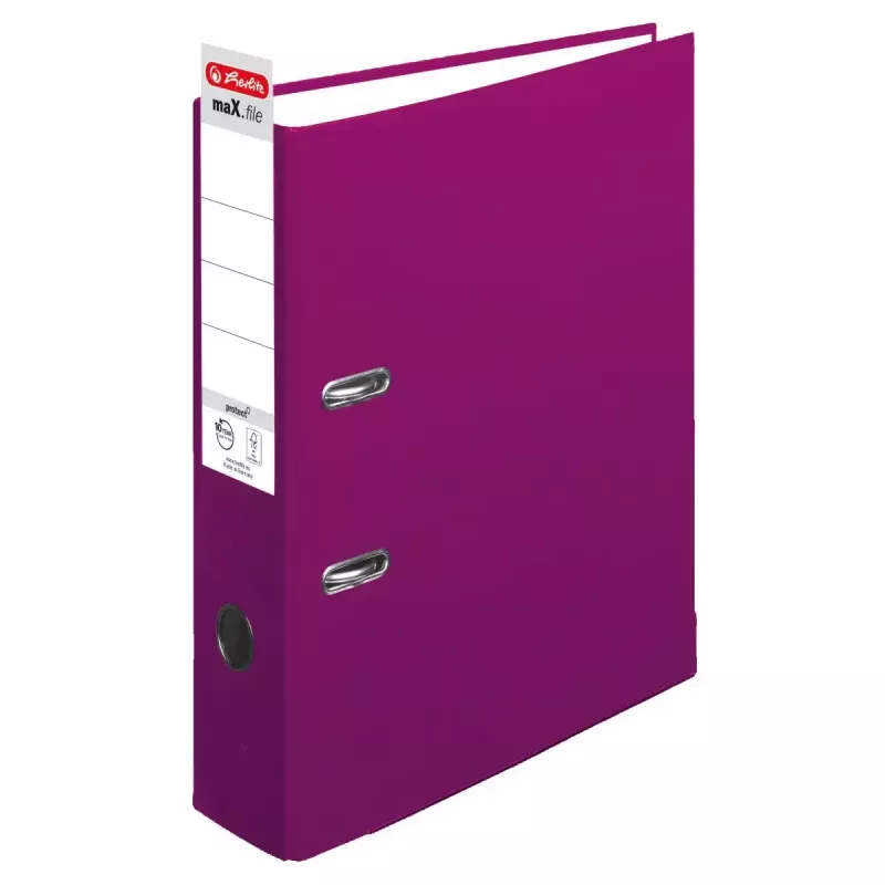 Segtuvas Herlitz maX.file A4 violetinis D-žiedai 50011858