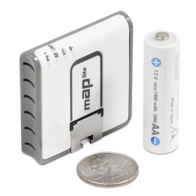 MikroTik mAP lite RBMAPL-2ND belaidis prieigos taškas 2.4 GHz PoE 10/100 Mbit/s balta