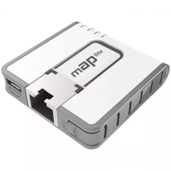 MikroTik mAP lite RBMAPL-2ND belaidis prieigos taškas 2.4 GHz PoE 10/100 Mbit/s balta