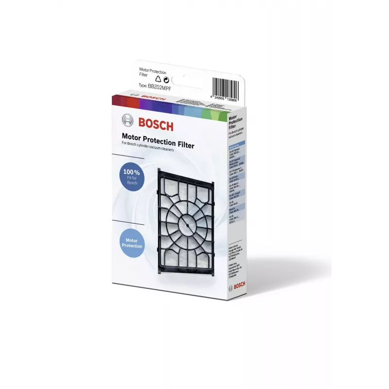 Bosch BBZ02MPF apsauginis variklio filtras cilindriniams dulkių siurbliams