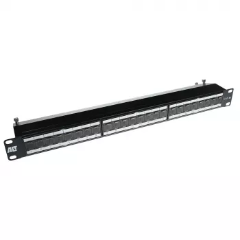 ACT Patchpanel 24 prievadų ekranuotas CAT6A su dangteliu