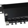 ACT Patchpanel 24 prievadų ekranuotas CAT6A su dangteliu