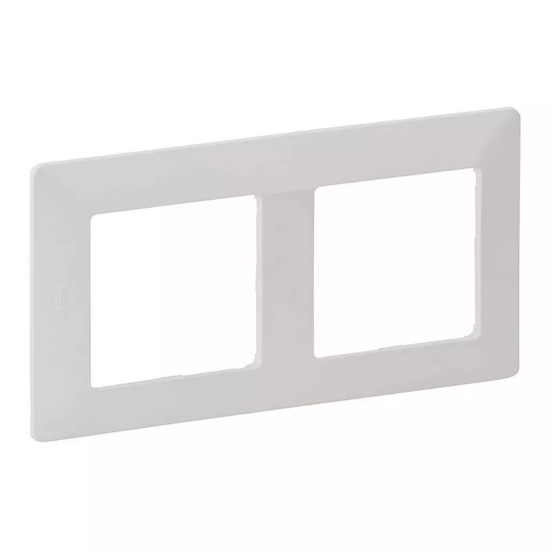 Rėmelis sieninis 2-vietis Legrand VLIFE 754002 dviem moduliams, stačiakampis montavimas