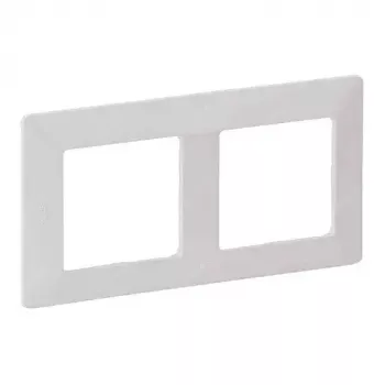 Rėmelis sieninis 2-vietis Legrand VLIFE 754002 dviem moduliams, stačiakampis montavimas