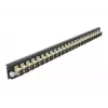 Priekinis skydelis Splice Box DeLOCK 19 colių 24 prievadų SC Simplex smėlio spalvos