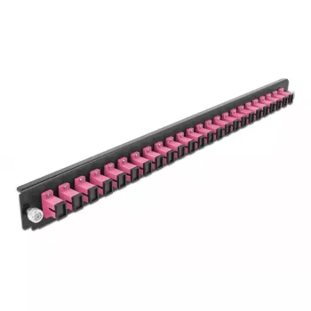 Priekinis skydelis DeLOCK 19 colių 24 prievadų SC Simplex violetinis