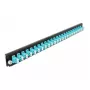 Priekinis skydelis Splice Box DeLOCK 19 colių 24 prievadų LC Duplex aqua