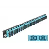 Patch panel DeLOCK 43366 – 1U priekinis skydelis SC lizdams 19 inch dėžei