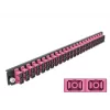 Priekinis skydelis Splice Box DeLOCK 19 colių 24 prievadų SC Duplex violetinis