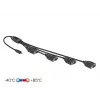Adapteris USB Type-C į 4 x Serial RS-232 DB9 DeLOCK 90495