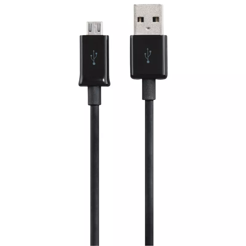 Hama 00200904 USB 2.0 laidas USB A – Micro-USB B 0,9 m juodas