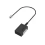 Hama 00201130 adapteris TAE-F į RJ11, 0,2 m, juodas