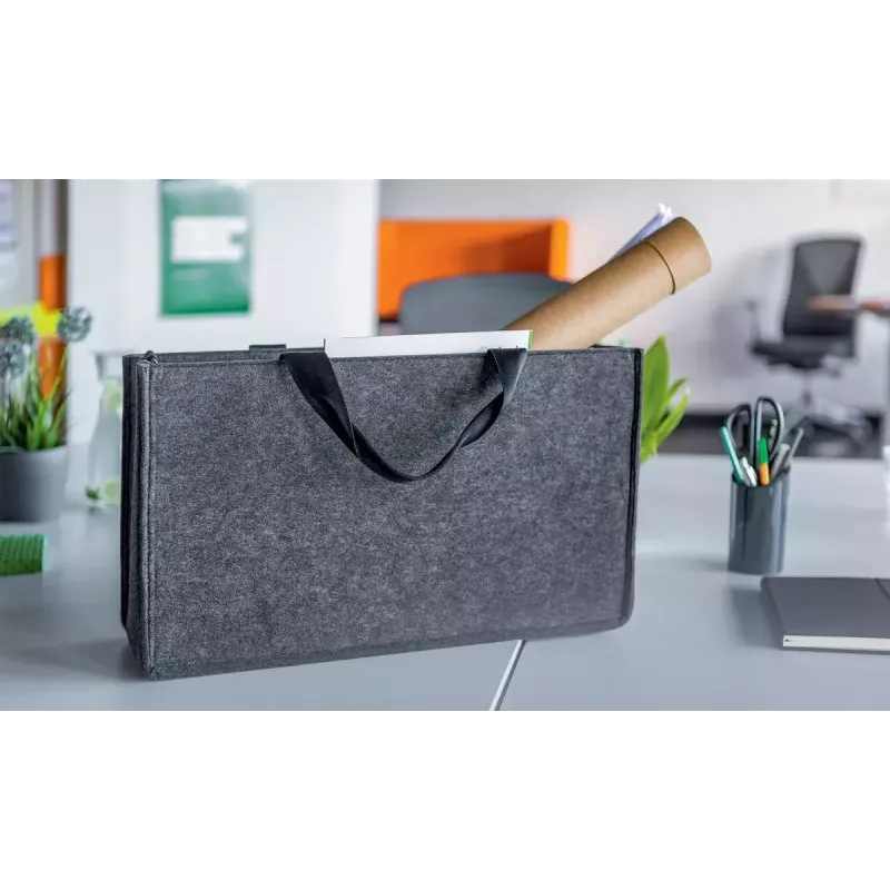 Pečių krepšys Sigel BA411 pilkas veltinis Unisex didelis
