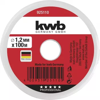 Virvė KWB 925110 100m Nailoninė Žalia 1,2mm