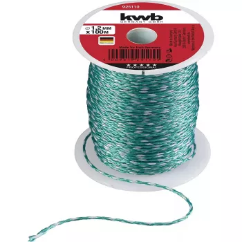 Virvė KWB 925110 100m Nailoninė Žalia 1,2mm