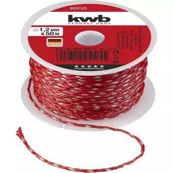 Virvė KWB 925125 50 m Nailono Raudona 1,2 mm