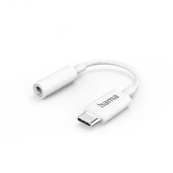 Hama 00201524 garso laidas USB C 3,5 mm baltas