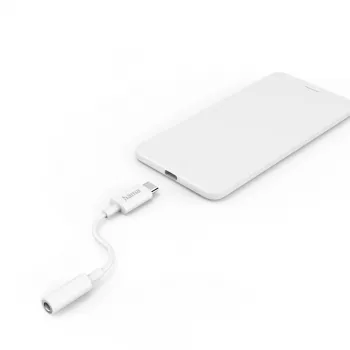Hama 00201524 garso laidas USB C 3,5 mm baltas