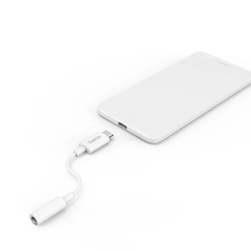 Hama 00201524 garso laidas USB C 3,5 mm baltas
