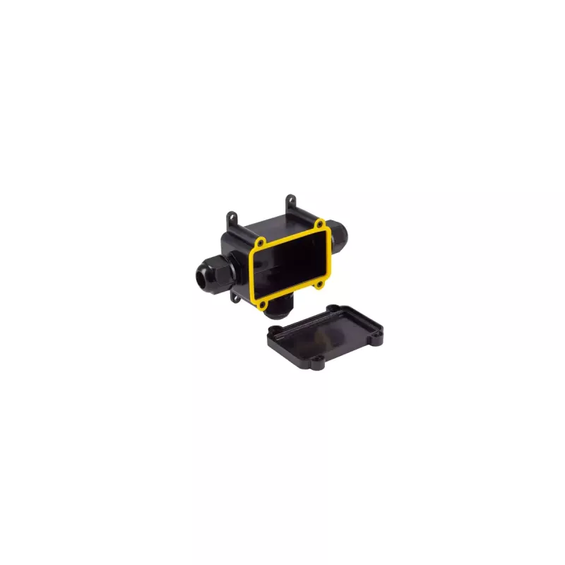 Elektros jungiamoji dėžutė ShiverPeaks BS08-01051 IP68 juoda ABS plastikas