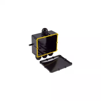 Elektros jungčių dėžė ShiverPeaks BS08-01053 IP68 juoda ABS plastikas
