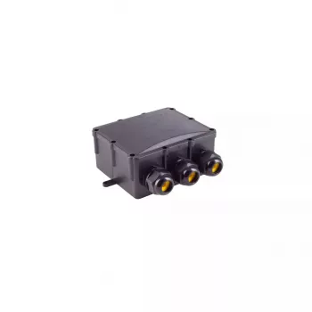 Elektros jungčių dėžė ShiverPeaks BS08-01053 IP68 juoda ABS plastikas