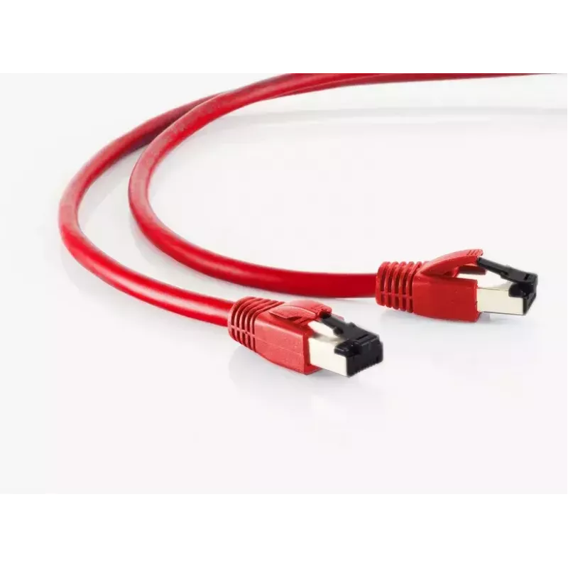 Tinklo kabelis ShiverPeaks BS08-41154 RJ-45 Cat8.1 1,5 m Raudonas