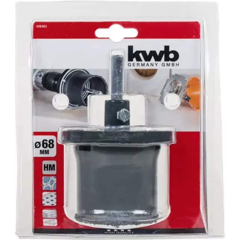 KWB 499457 Skylinis pjūklas 6.8 cm Keramikai Betonui Plastikui