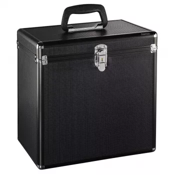 Dėklas vinilinėms plokštelėms Hama 00181436 Microgroove, juodas