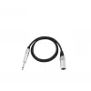 Audio kabelis Omnitronic 3022519A 0,9m XLR 6,35mm juodas