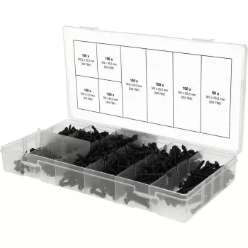 Sraigtų rinkinys KS Tools 970.0800 – 750 vnt. M3 savisriegių varžtų