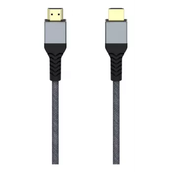 HDMI kabelis Hama 00305150 2 m, HDMI A tipas (Standartinis), juoda, pilka