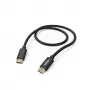 Hama Fabric USB-C laidas USB 2.0 1.5 m juodas